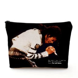 Super Star Michael Jackson Cosmetic Bag Double Print Makeup Bags Women Wedding Handbag Lady Travel Organizer Child Wallet