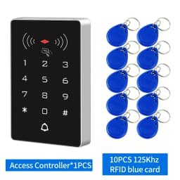 Lucking Door K8 2000 Users 125kHz / 13.56MHz RFID Keypad Stand Alone Access Control Panel Wiegand 26 Gate Door Opener DC 12V