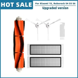 Compatible For Xiaomi 1S, Rockrobo Vacuum V1, Roborock S4 S5 S6, SDJQR01RR, SDJQR02RR Spare Parts Main Side Brush Hepa Filter