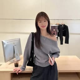 Knitted Sweater Women Pullovers New Long Sleeve Slash Neck Black Knit Sweater Pullover Women Tops Sweaters Women Clothing Q1476