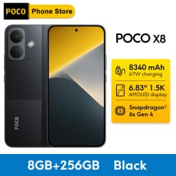 【World Premiere】Global Version POCO X8 5G Smartphone NFC 8340mAh battery 67W HyperCharge 50MP Camera Snapdragon 6s Gen 4