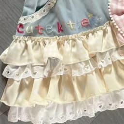 Y2k Aesthetic Kawaii Patchwork Mini Skirts Women Sweet Ruffled High Waist Skirt Streetwear Letter Embroidery Grunge Fairy Faldas