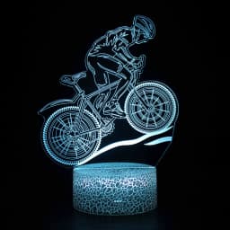 Nighdn Motorcycle 3D Night Light LED Illusion Lamp Colorful Changing Table Lamp Home Decoration Birthday Gifts for Kids Boys