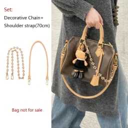 Decorative Chain For Speedy Trunk25 Bag Chain Bag Charm Bag Decoration Keychain Luggage Tag Boarding Pass Bag Accessories