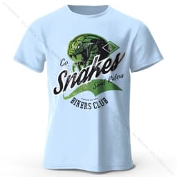 Essential Crew Neck Printed 100% Cotton T-Shirt, Soft & Breathable Short Sleeve Tee for Men & Women