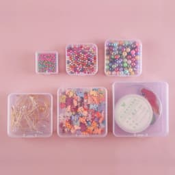 Transparent Plastic Storage Box Case 6Sizes Square Container Packaging for Crafts Beads Earring Jewelry Boxes Tools Organizer