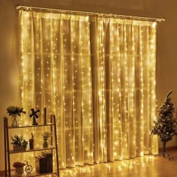 Christmas Lights LED Fairy String Curtain Lights 8 Mode Remote USB Festoon Christmas Decor For Home Holiday New Year Lamp