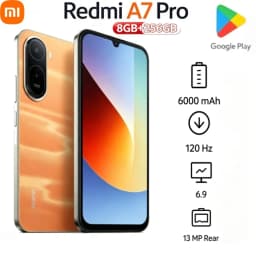 2026xiaomi Redmi A7 Pro Global Version Smartphone, 6.9" 120Hz Large Screen, 6000mAh Battery, 13MP Dual Camera Mobile Phone