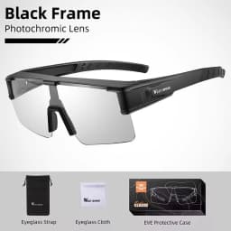 WEST BIKING Large Frame Cycling Polarized Glasses Bike Photochromic Outdoor Sunglasses Fit Over Myopic Goggles Bicycle Accessory
