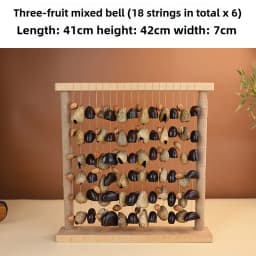 Fruit Shell Rattle Relaxing Sound Bundle Fruit Wind Chime Meditation Row Bell Sound Therapy Musical Instruments Percussion