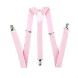 Solid Color Kids Suspenders Clip-on Straps Adjustable Elastic Y-Back Brace Children Boy Girl Braces Baby Wedding Tie Accessories