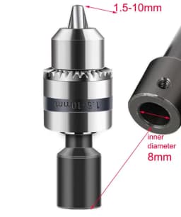 Taper Spindle Left Right Tapered Spindle Adapter Threaded for BENCH Buffer Buffing Polishing Wheel Polishing Connecting