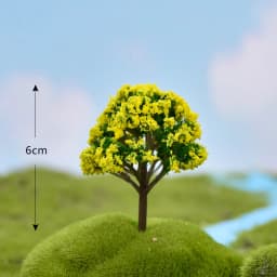 Mini Tree Fairy Garden Miniatures Micro Landscape Resin Crafts Bonsai Figurine Garden Terrarium Accessories Supply