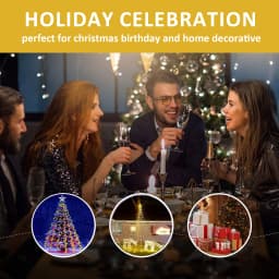 LED Christmas Waterfall String Light Christmas Tree Indoor Outdoor Garland Decoration Solar / USB Lamp for Garden Party Wedding