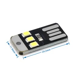 20pack Book Light Mini Night Lighting 2835SMD Book Lamp Bulb 5V 0.2W Led Usb Light for Power Bank Computer Laptop