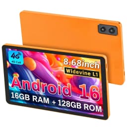 Paitanry 8 7 Inch 90Hz Android 16 SIM Tablet 16GB RAM+128GB ROM(2TB Expand) 4G LTE Octa Core Unisoc T616 5000mAh WiFi 1340x800