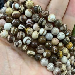 Natural Stone Amethyst Green Jade Agate Rose Quartz Apatite Turquoise Round Bead for Jewelry Make Diy Women Bracelet Accessories