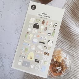 Korean Import Suatelier The Things In My Bag Nylon Stickers Scrapbooking Diy Journal Stationery Sticker Deco Art School Supply