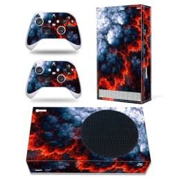 For X-box Series S Console and 2 Controllers Skin Sticker Killer Design Protective Vinyl Wrap Cover Full Set Xbox Series S