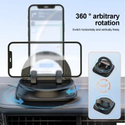 360° Rotatable Mobile Phone Holder Car Bracket Non-Slip GPS Navigation Car Mount Stand Support in Car Universal for All Phones