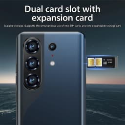 K-Touch C26 Ultra Mobile Phones Smartphone Android 15 Cell Phone 5G Dual Sim 7.3 HD 22GB 2TB 8000mAh Face Unlock 16+48MP Camera Global Version Cellphones For Men Women