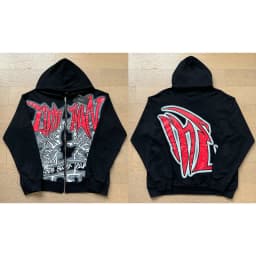 Brand MIXED EMOTION Zipper Jacket Autumn New Style Colored Hot Diamond Print Mixed Emotion Windbreaker Coats Men's Clothing