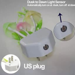 Novelty Lotus Leaf Mushroom Light Control Induction Colorful LED Night Lamp Creative Baby Bedside Wall Decor Bedroom Accessories