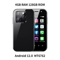 SOYES XS14 Pro 3.0in 4G Mini Smartphone Android 9.0 Dual Sim Face ID Dual Camera WIFI Bluetooth FM Hotspot GPS OTG Mobile Phone