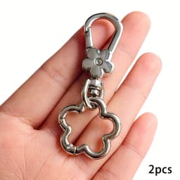 2pcs Flower Keychain, Cute Key Chains, Purse Bag Charm, Keychain Accessories for Women Purse Bag Accessories