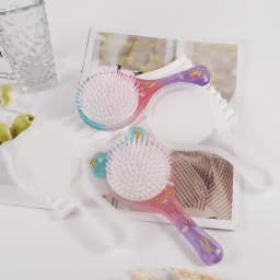 DIY Crystal Epoxy Silicone Mold Air Cushion Comb Oval Love Bear Animal Shaped Hand Comb Mold Making Resin Craft Jewelry Molds
