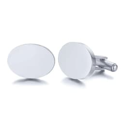 Personalized Engrave Initial Cufflinks for Wedding Birthday Groomsmen Gift Stainless Steel Cufflinks Statement Jewelry
