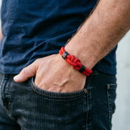Novel Style WuKong Knot Bracelet For Men Selected High Quality 4mm Cord 5 Color Options Perfect Gift For Him Leisure Accessories