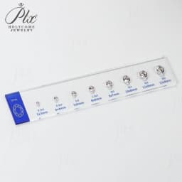 Comparison Ring Sizer Tester 5A CZ Moissanite Diamond Jewerly Dealer Tools Set Tools Size Shape Reference Top Quality Wholesale