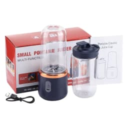 Portable Blender Bottle Electric 6 Blades Multifunction Juice Blender Fresh Juice Smoothie Blender Ice CrushCup Food Processor