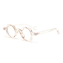 JNPCXI New Arrival Retro Round Punk Glasses for Men Clear Lens Fashion Glasses Frame Women Vintage Hexagon Decoration Male