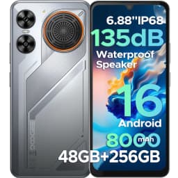 Doogee M30 Smartphone 135Db Speaker Android 16 8000Mah Battery 6.88'' Screen 48Gb Ram (6Gb +42Gb) 256Gb Rom Unisoc T7280 Nfc