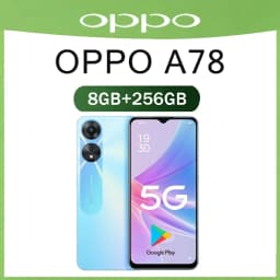 OPPO A78 6.56" Screen 5G LTE Smartphone 8GB+256GB 50MP AI Camera 5000mAh Big Battery 2026 Newest Dual SIM Android Mobile Phone