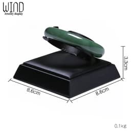 Black PU Leather Jewellery Ring Earrings Stand Holder Set Jewelry Pendant Necklace Chain Chokers Display Bust Bangle Organzier