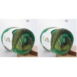 100% Wool Yarn Rainbow Color for Hand Knitting Crochet Plush Thickness Lanas Thread DIY Soft Scarf Shawl Sweater