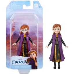 Original Disney Princess Mini Princess Snow White Moanna Merida Elsa Anna Miniature Dolls for Girls Christmas Gifts HPL55 Toys