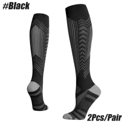 1Pair Compression Socks 15-20 MMHG Is Best Athletic for Men & Women Running Flight Travel Nurses Pregnant