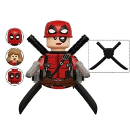 Blind Box Mini Building Blocks G0139 Figures Big Goblin Spiderman Iron Man Venom Captain Hawk Deadpool Armor Christmas Gift Toy