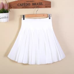 Summer Polka Dot Chiffon Short Skirt Women's High Waist A-Line Half-length Puffy Skirt Anti-Light Large Size Commute Style