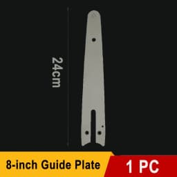 8 Inch Saw Bar 1/4"P Electric Saw 45 knots 22 knives Electric Chain Saw Guide Replacement Mini Steel Chainsaw Chains Garden Tool