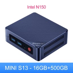 Beelink Mini S13 Intel Processor Twin Lake-N150 Mini PC 16G 500G 3200Mhz DDR4 Mini S13 Desktop Computer