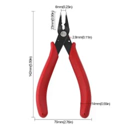 Jewelry Crimping Pliers for Making Tips Tool Tweezers Crimp Nose Pliers Jump Rings & Split Rings Double Rings DIY Accessories