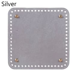 Square Bottom for DIY Knitted Bag PU Leather Bag Accessories Handmade Bottom DIY Crochet Bag Bottom Handbag Parts