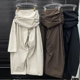 DEAT 2026 Autumn Winter New Patchwork Design Cargo Pants For Women Niche Fashion Loose Wide-Leg Trousers Female Trendy 11A06061