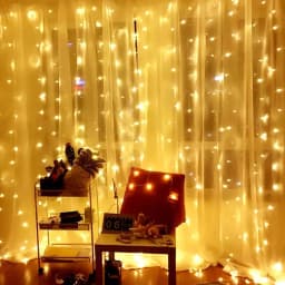 New LED Icicle Curtain String Light 3x3M EU Plug 8 Modes Christmas Garland Fairy Lights for Wedding Party Garden Home Decoration