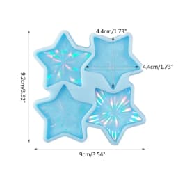 Holographic Light Shadow Silicone Molds DIY Epoxy Resin Casting Mold Mobile Phone Holder Mold Cell Phone Bracket Mould